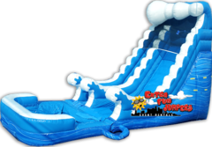 17ft Blue Ocean Single lane Waterslide 506