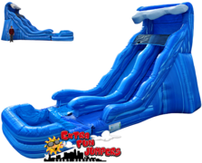 17ft Wave Single lane Waterslide with Pool 524