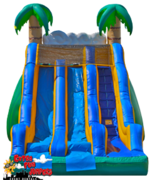 17ft Tropical Dual Lane Dry Slide -  518