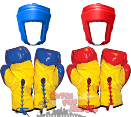 2 pairs of Jumbo Boxing Gloves + 2 Head Gears