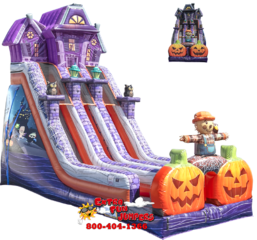 24ft Haunted Mansion Scarecrow Dry Slide 708