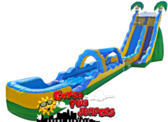 24ft Tropical Wave Single Lane Waterslide  521 & 522