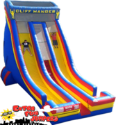 27ft Cliff Hanger Dual Lane Dry Slide   704