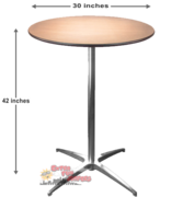 30' Inch Adult Cocktail Table