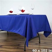 6ft Blue Rectangular Linen