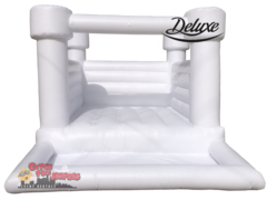 Deluxe White Bouncer Ball Pit