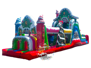 50ft Christmas Obstacle Course 611