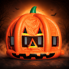 15ft Pumpkin Bouncer 128 