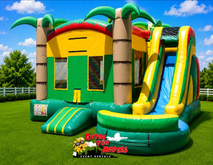 Jungle Combo Waterslide  with pool 237
