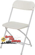 Adult White Plastic Chairs