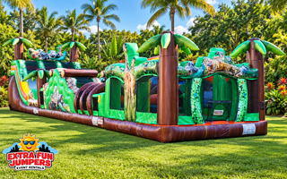 75ft Safari Dual Obstacle Course 654,655,656