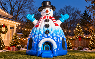 Snowman Igloo Bouncer 113