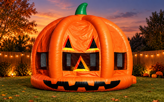 15ft Pumpkin Bouncer 128 