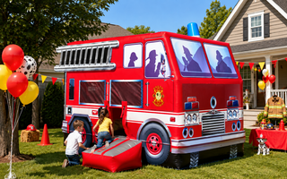 Fire Truck Jump 140