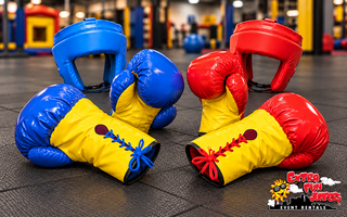 2 pairs of Jumbo Boxing Gloves + 2 Head Gears