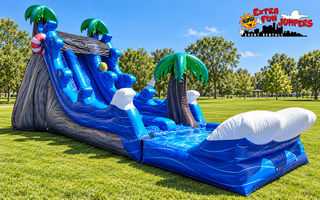 20ft Malibu Dual lane Waterslide 504