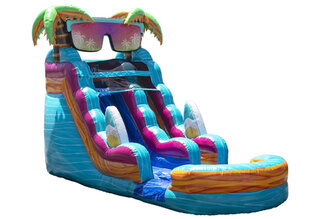 16' Island Surf Water Slide