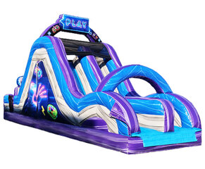 18' Gamer Double Lane Dry Slide