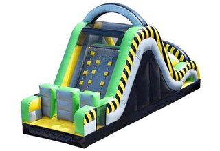 18' Toxic Double Lane Dry Slide