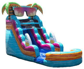 16' Island Surf Water Slide
