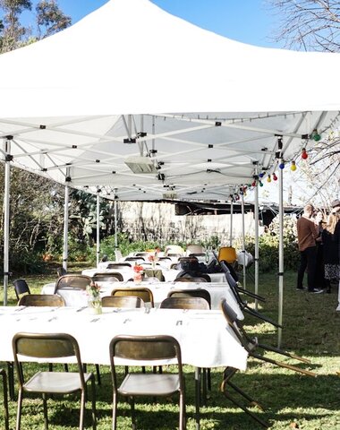 Chairs, Tables, Tents