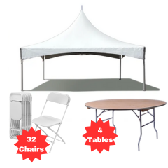 32 Person 20'x20' Tent Package