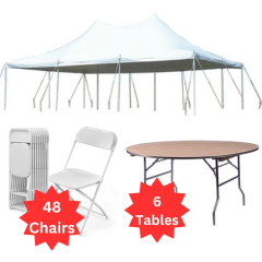 48 Person 20 x 30 Tent Package