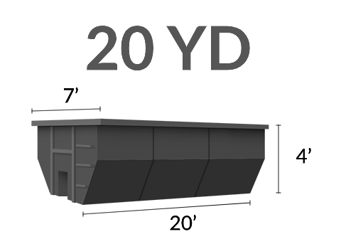 20 yard dumpster