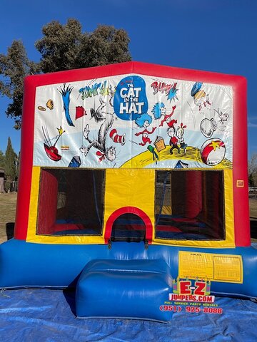 Dr. Seuss Cat in the Hat - Medium Bounce House
