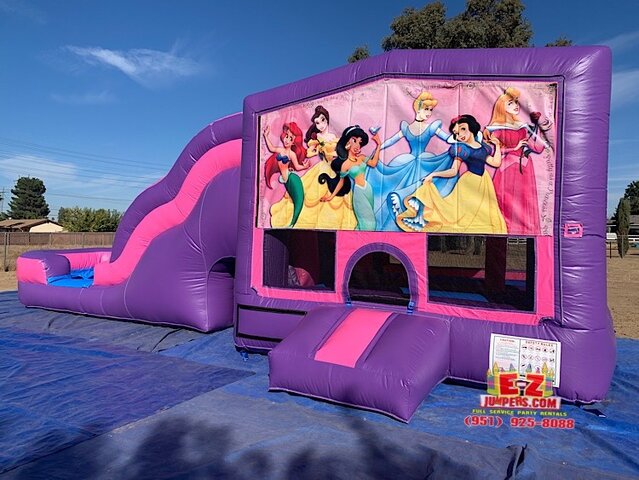 Princesses - Pink & Purple Jumper Slide Multi-Activities Combo