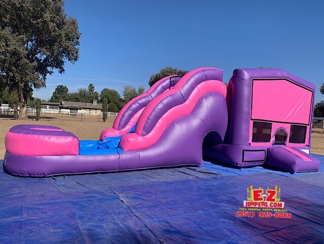Pink and Purple Jumper Slide Multi-Activities Combo