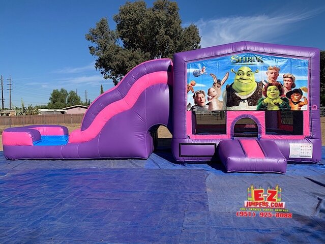 Shrek - Pink & Purple Jumper Slide Multi-Activities Combo