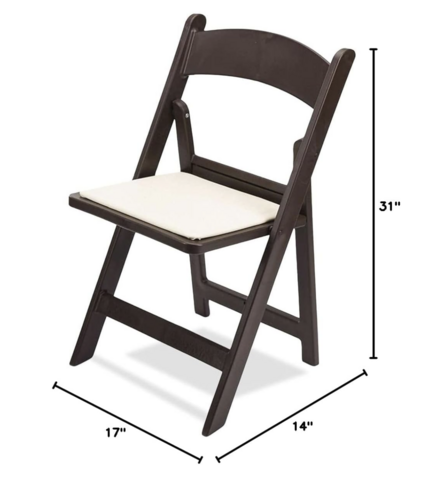 Brown Resin Padded Chairs