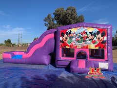 Mickey and Friends - Pink & Purple Jumper Slide Multi-Activities Combo