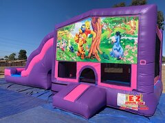Winnie the Pooh - Pink & Purple Modular Jumper Slide 5in1