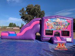 Shopkins - Pink & Purple Jumper Slide Multi-Activities Combo