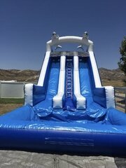 18-Feet Dual Lane Water Slide (subcontracted)