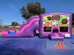 Sports - Pink & Purple Jumper Slide Multi-Activities Combo