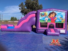 Dora - Pink & Purple Jumper Slide Multi-Activities Combo