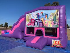My Little Pony - Pink & Purple Jumper Slide Multi-Activities Combo