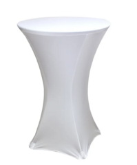 Cocktail Table w/ White Cover 42 inch H