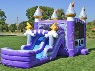 Thunder Bolt Bounce House Dry Slide Rental