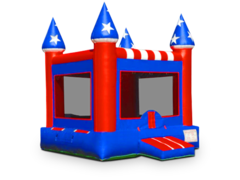 B) Happy Face Moonwalk - Moonwalk Bounce House Rentals Houston