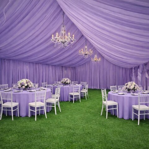 30x60 Tent Draping 