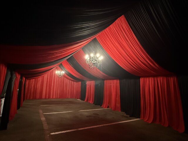 20x30 Tent Draping 
