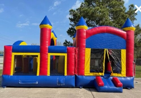 Obstacle course bounce house combo #66