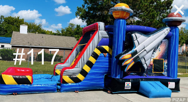 Space bounce house combo #117