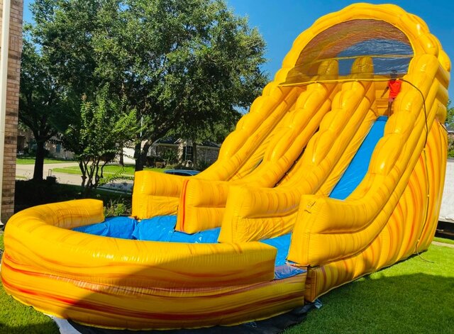 22' DUAL LN WATER SLIDE  #82