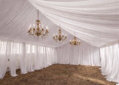 20x50 Tent Draping  80 Guest