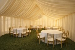 20x40 Tent Draping  64 Guest